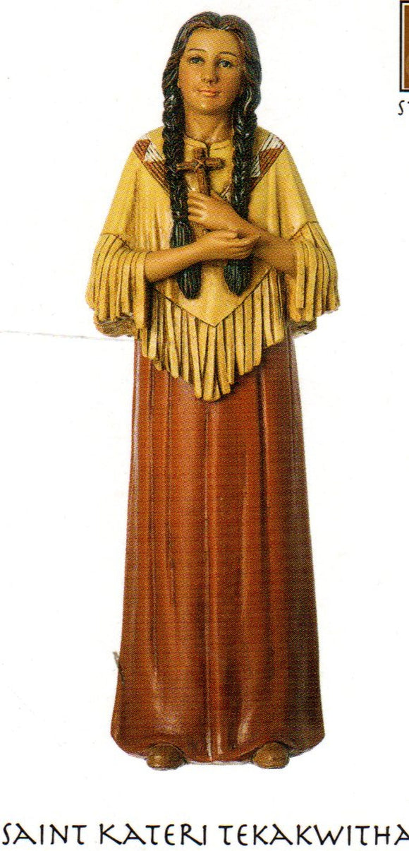 Statue - St Kateri Tekakwitha 150mm