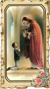 Holy Card - First Holy Communion Boy