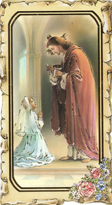 Holy Card - First Holy Communion Girl
