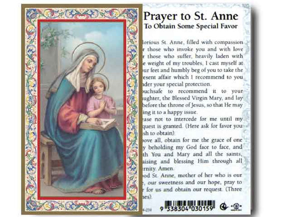 Holy Card - Saint Anne