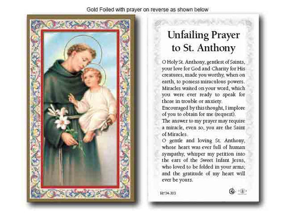 Holy Card - St Anthony