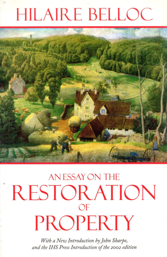 An Essay On The Restoration of Property