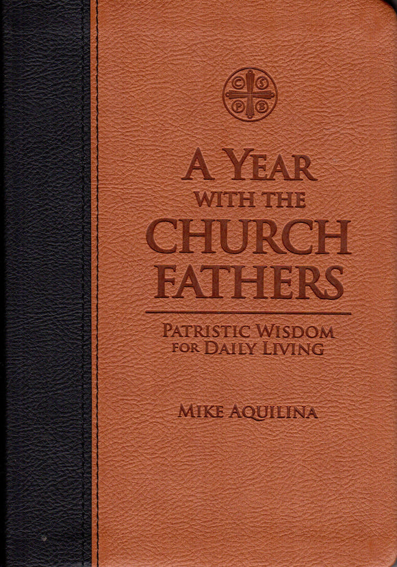 A Year with the Church Fathers (Leather)