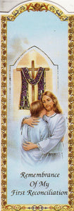 Bookmark - Reconciliation Act of Contrition