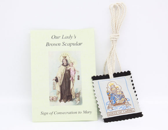 Brown Scapular - Our Lady of Mt Carmel/Carmelites