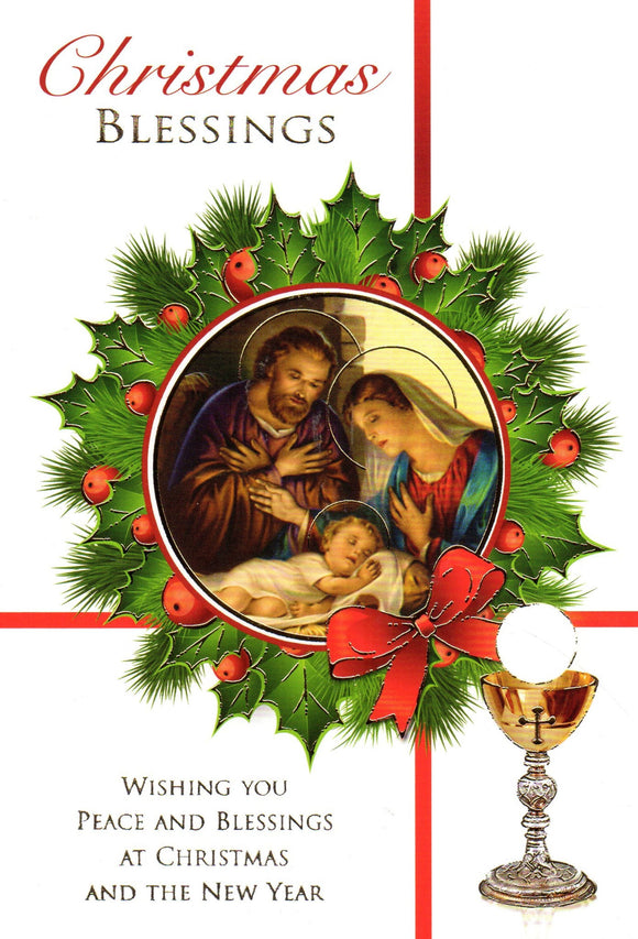 Christmas Card - Christmas Blessings (Priest)