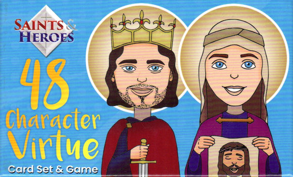 Saints and Heroes 48 Character Virtue Card Set and Game