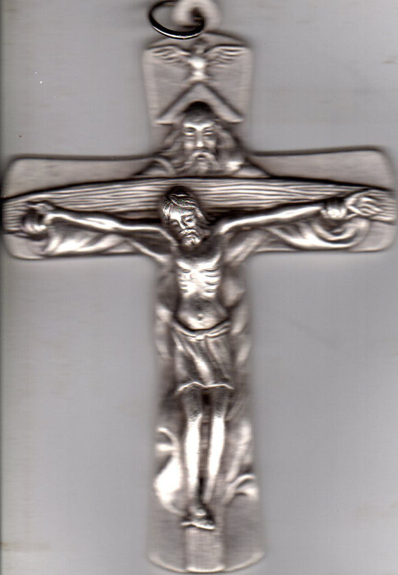 Crucifix - Trinity Wall Metal 120mm