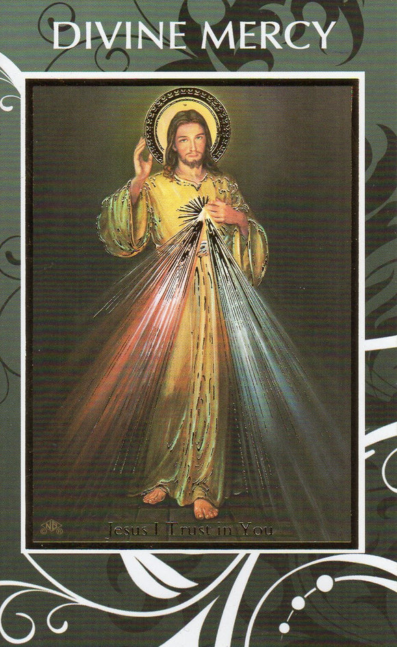 Prayer Card - Divine Mercy