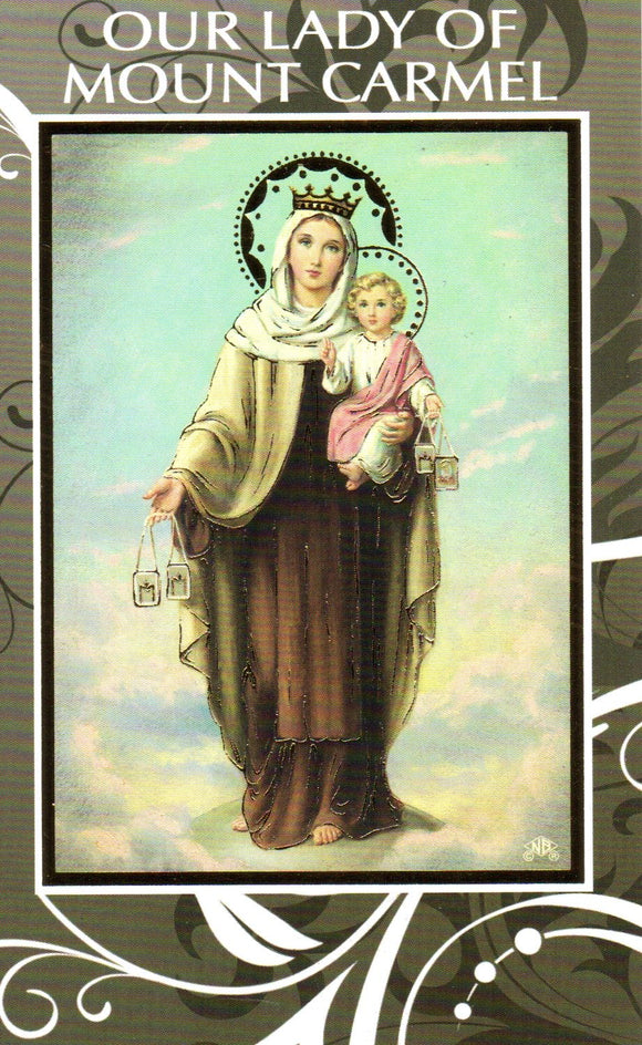 Prayer Card - Our Lady of Mount Carmel