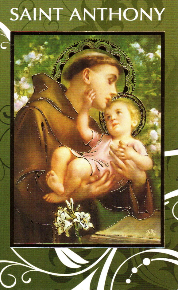 Prayer Card - Saint Anthony