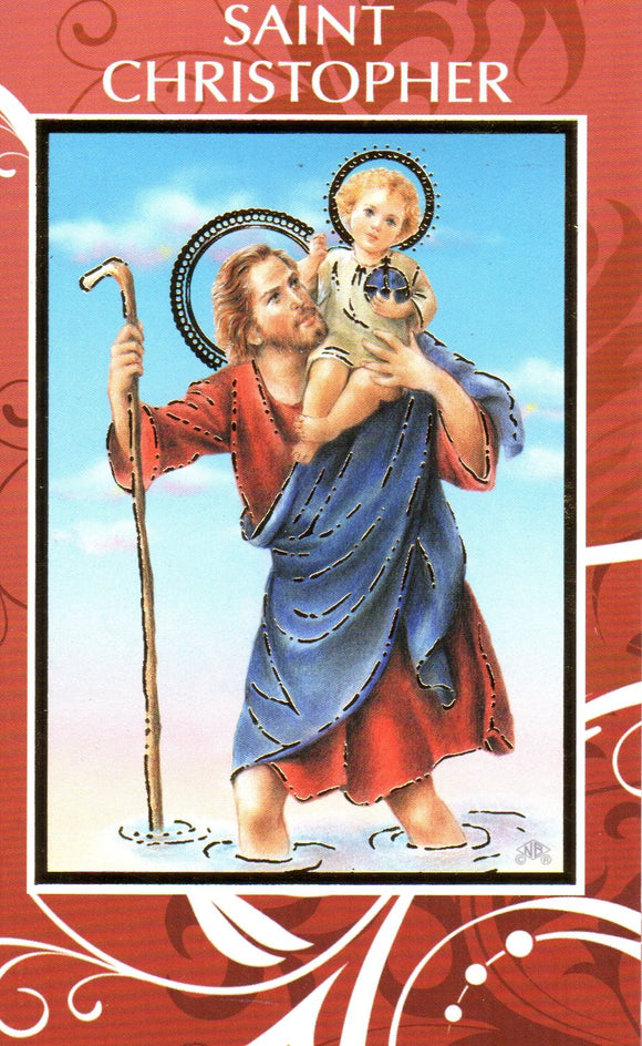 Prayer Card - Saint Christopher