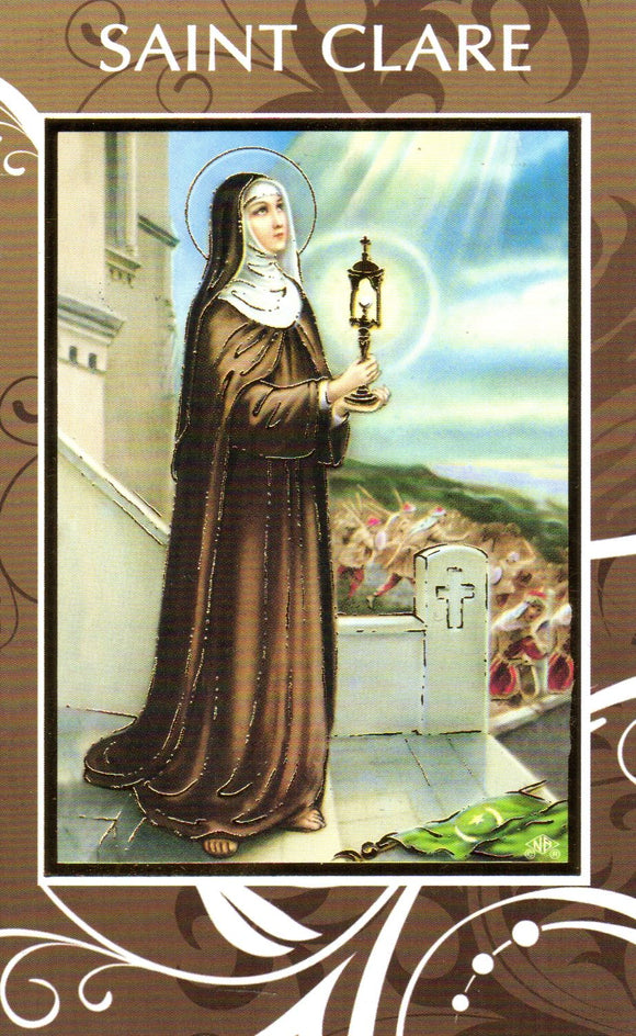 Prayer Card - Saint Clare