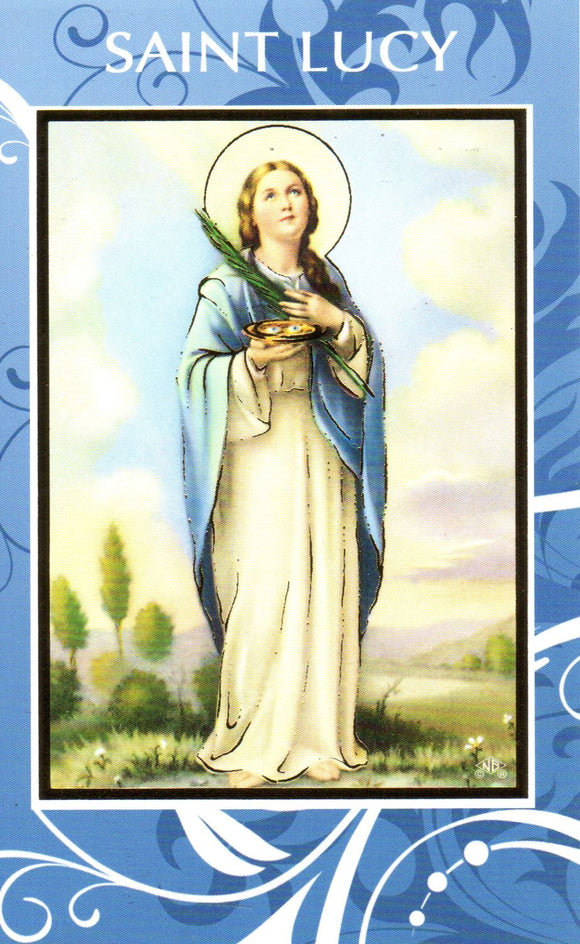 Prayer Card - Saint Lucy