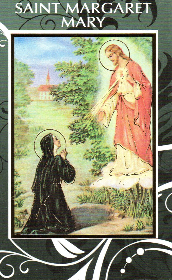 Prayer Card - Saint Margaret Mary