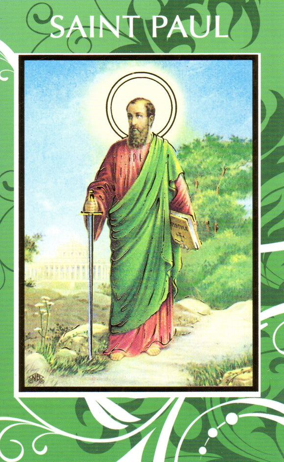 Prayer Card - Saint Paul