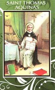 Prayer Card - Saint Thomas Aquinas