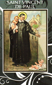 Prayer Card - Saint Vincent de Paul