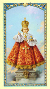 Holy Card - Infant of Prague Prayer