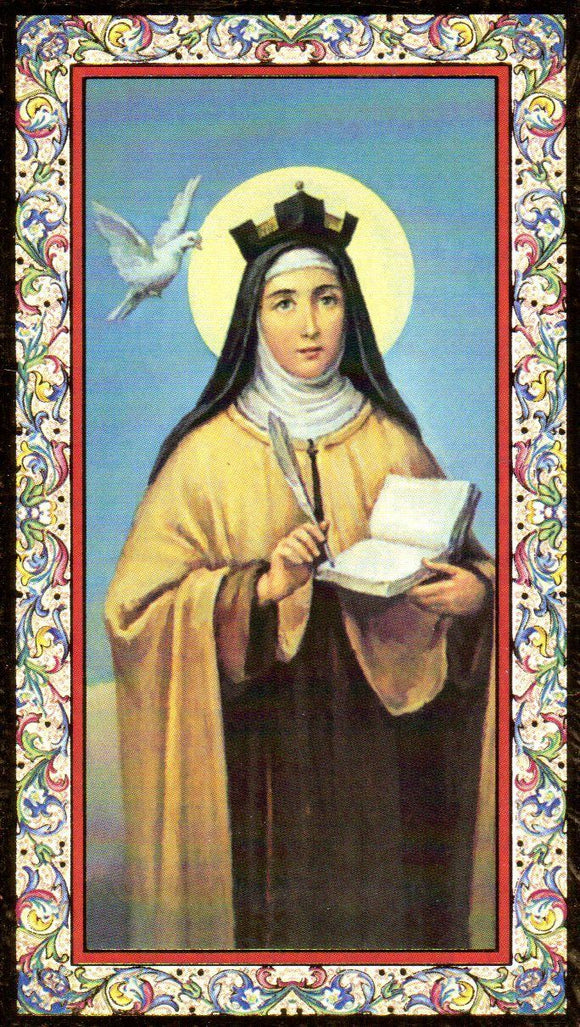 Holy Card - St Teresa of Avila