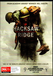 Hacksaw Ridge DVD