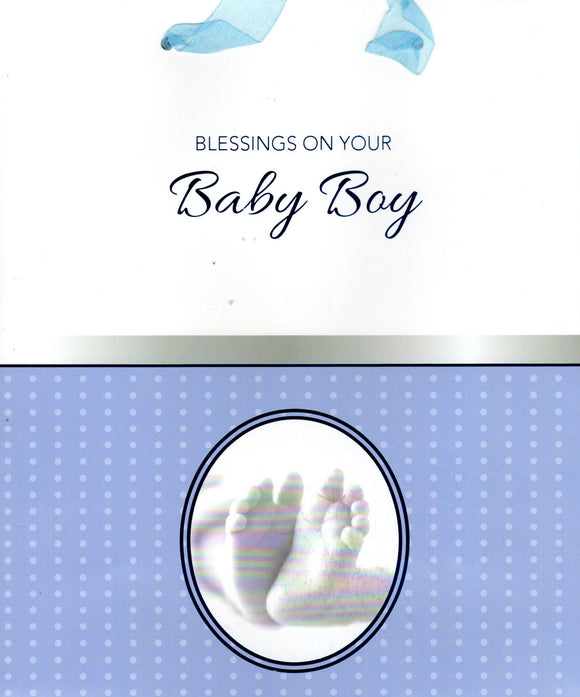 Gift Bag - Blessings on Your Baby Boy