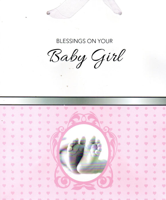 Gift Bag - Blessings on Your Baby Girl