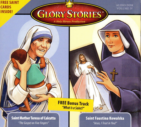 Glory Stories - St Mother Teresa of Calcutta / St Faustina Kowalska CD