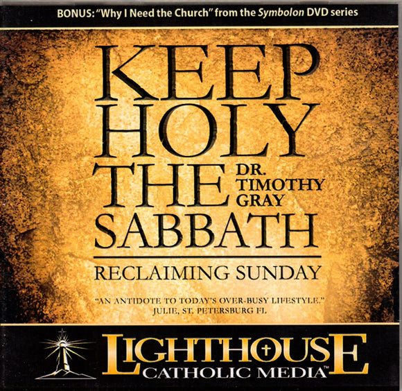 Keep Holy the Sabbath Reclaiming Sunday CD