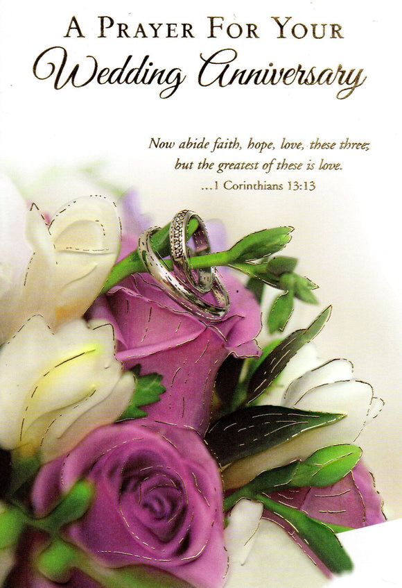 Greeting Card - A Prayer for Your Wedding Anniversary