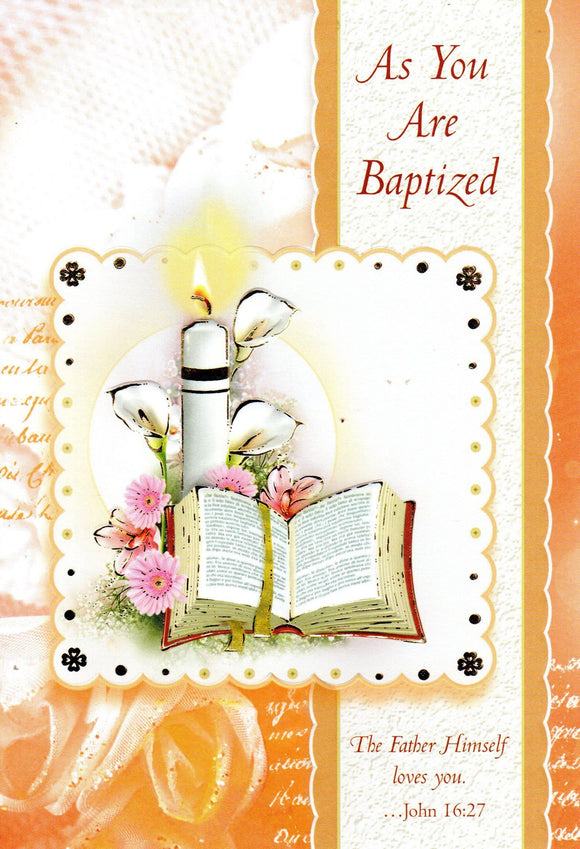 Greeting Card - As You Are Baptized GC36087