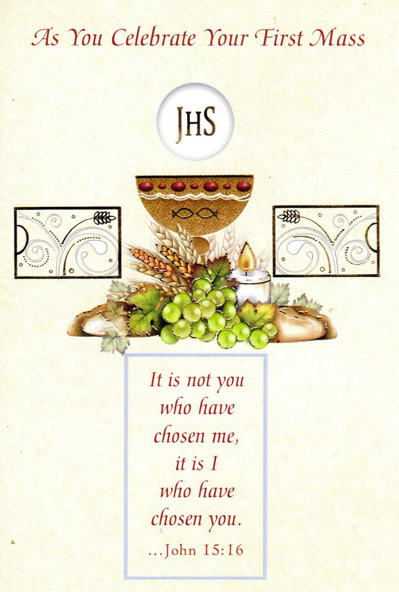 Greeting Card - As You Celebrate Your First Mass GC69001