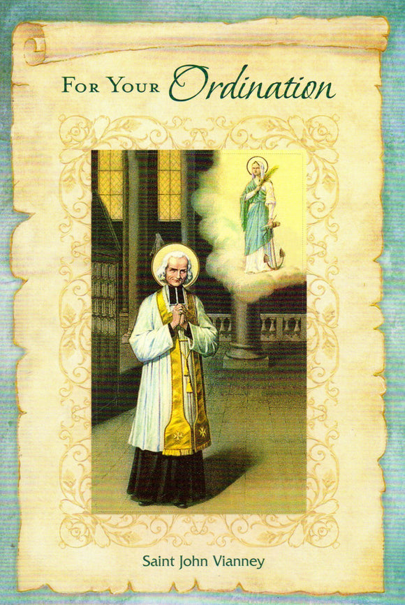 Greeting Card - For Your Ordination St John Vianney