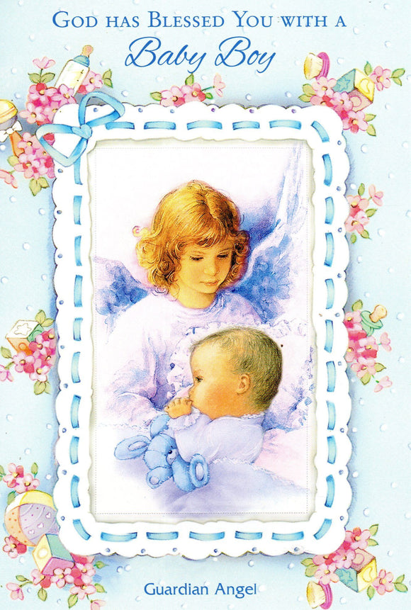 Greeting Card - God Has Blessed You with a Baby Boy GC68059
