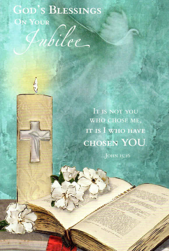 Greeting Card - God's Blessings on Your Jubilee