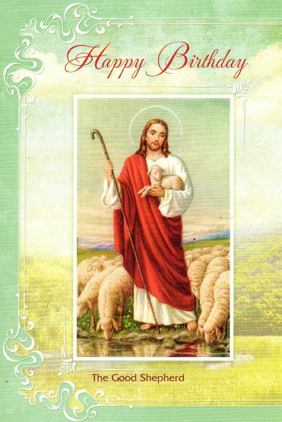 Greeting Card - Happy Birthday Good Shepherd