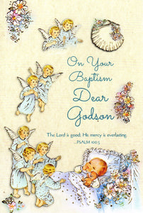Greeing Card - On Your Baptism Dear Godson GC52027