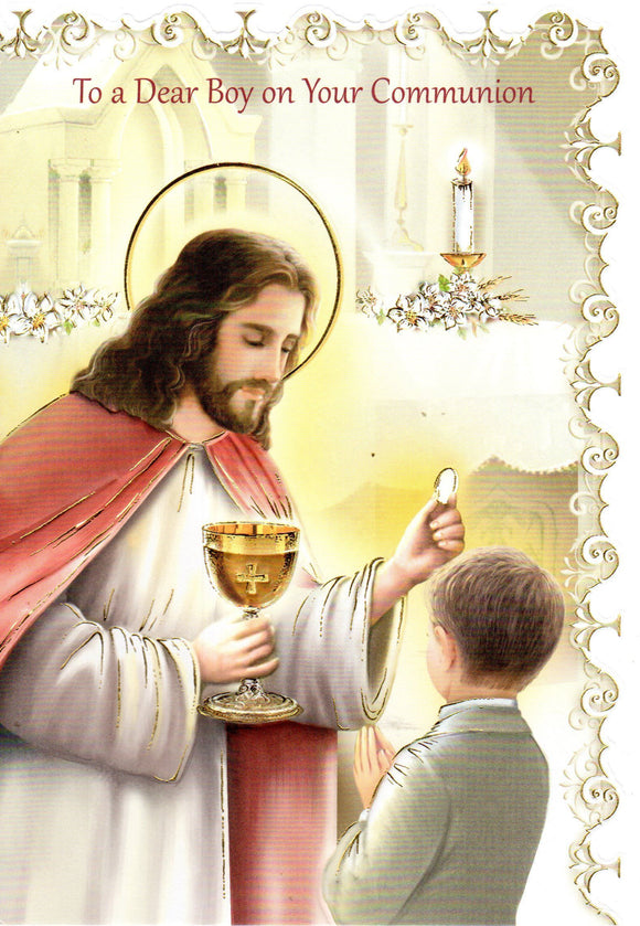 Greeting Card - To a Dear Boy on Your Communion GC37105