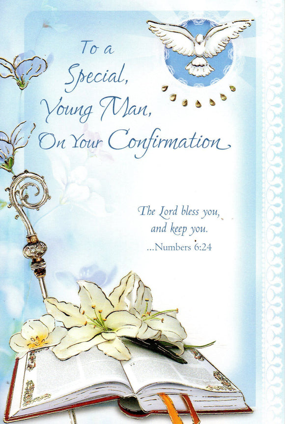 Greeting Card - To a Special Young Man, on Your Confirmation GC69051