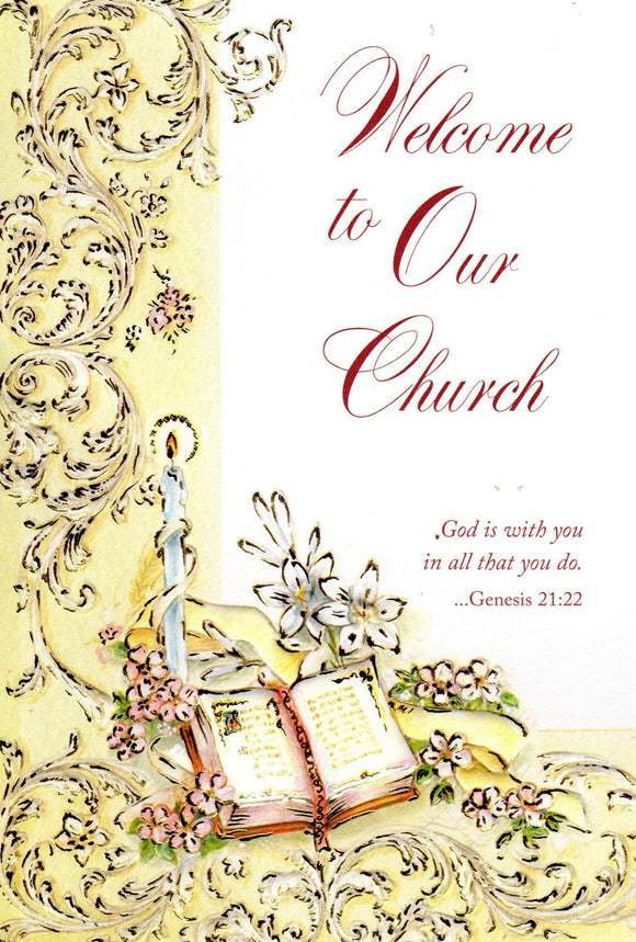 Greeting Card - Welcome to Our Church Adult