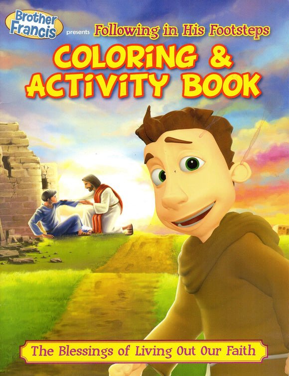 Brother Francis 9: Following in His Footsteps - Colouring and Activity Book
