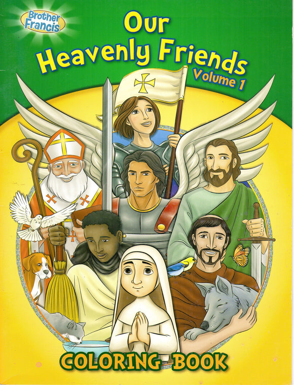 Brother Francis - Our Heavenly Friends Volume 1 - Colouring Book