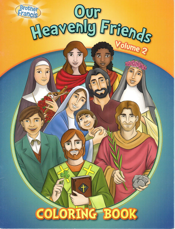 Brother Francis - Our Heavenly Friends Volume 2 - Colouring Book