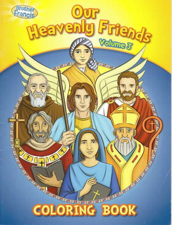 Brother Francis - Our Heavenly Friends Volume 3 - Colouring Book