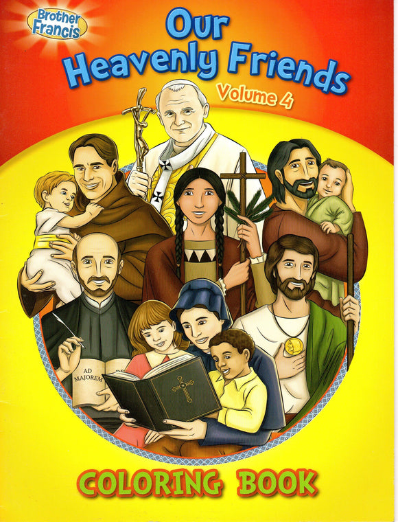 Brother Francis - Our Heavenly Friends Volume 4 - Colouring Book