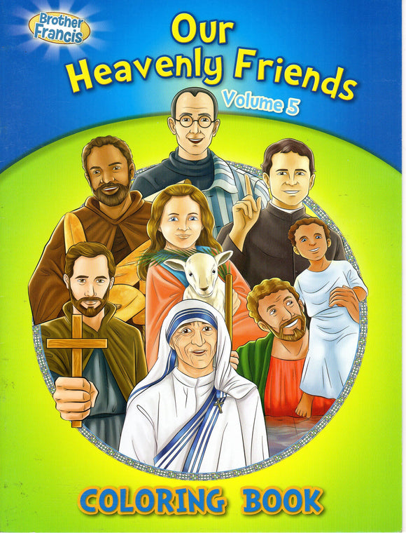 Brother Francis - Our Heavenly Friends Volume 5 - Colouring Book