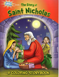 Brother Francis - The Story of Saint Nicholas - A Colouring Storybook