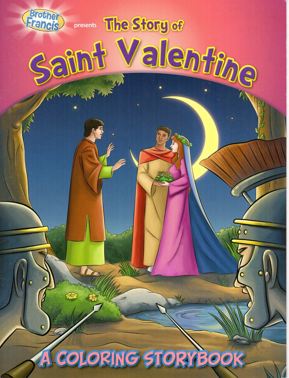 Brother Francis - The Story of St Valentine - A Colouring Storybook