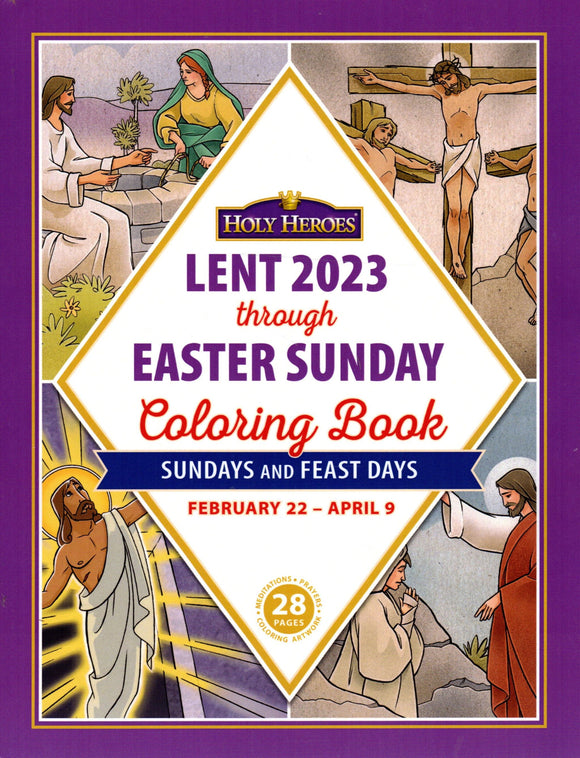 Lent 2023 through to Easter Sunday Colouring Book