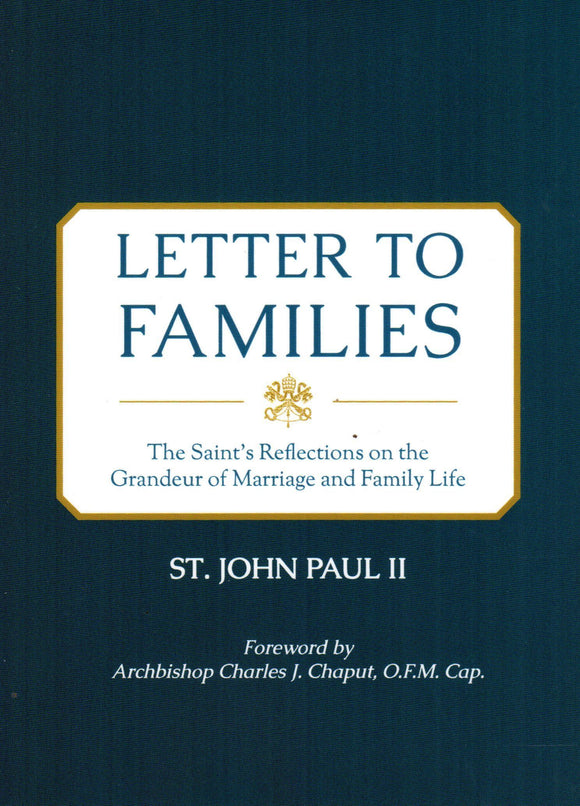Letter to Families